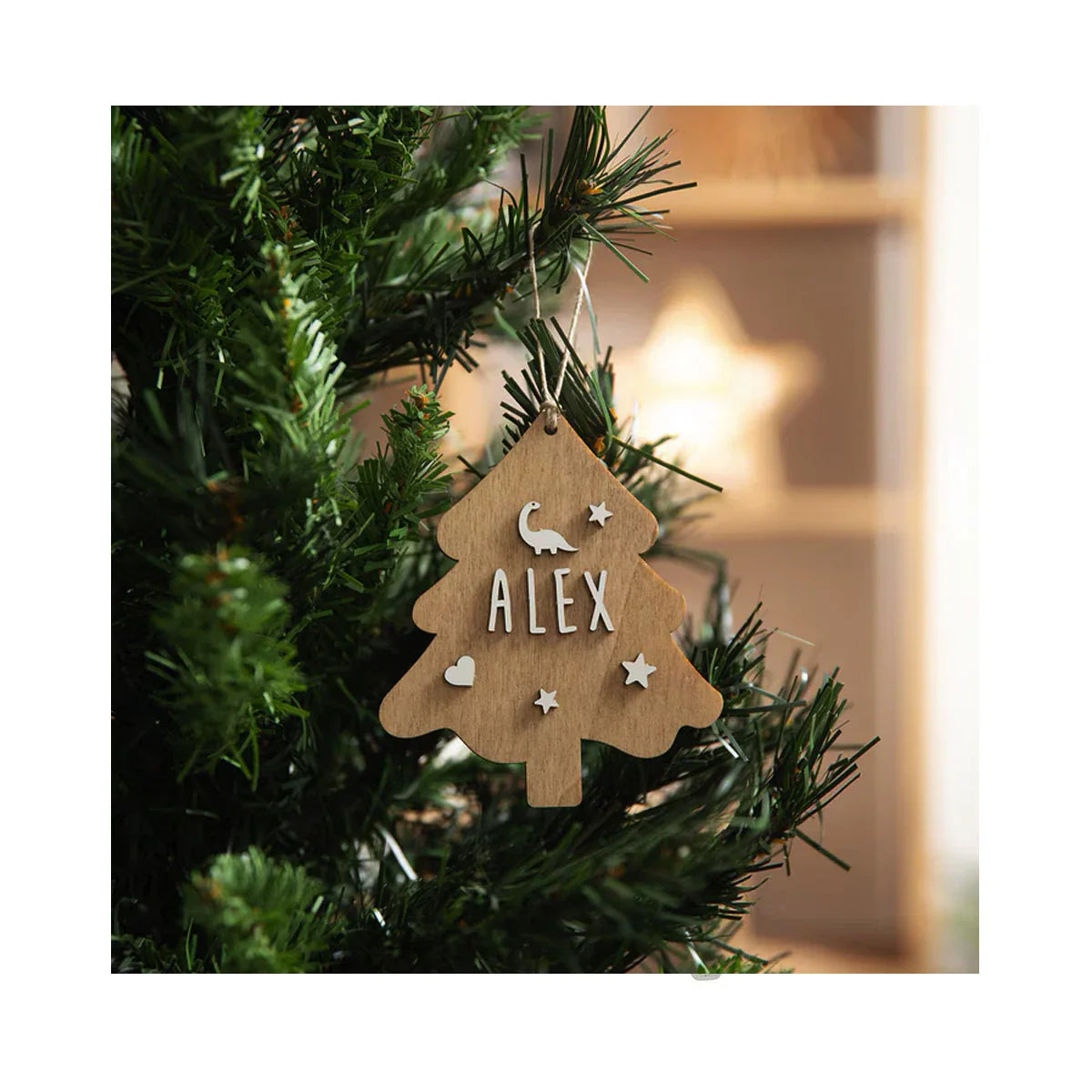 Adorno Vintiun Árbol de Madera - ALIBEY nens