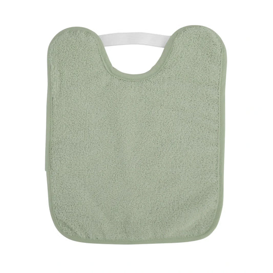 Babero de Rizo con Goma Saro Verde Caza - ALIBEY nens