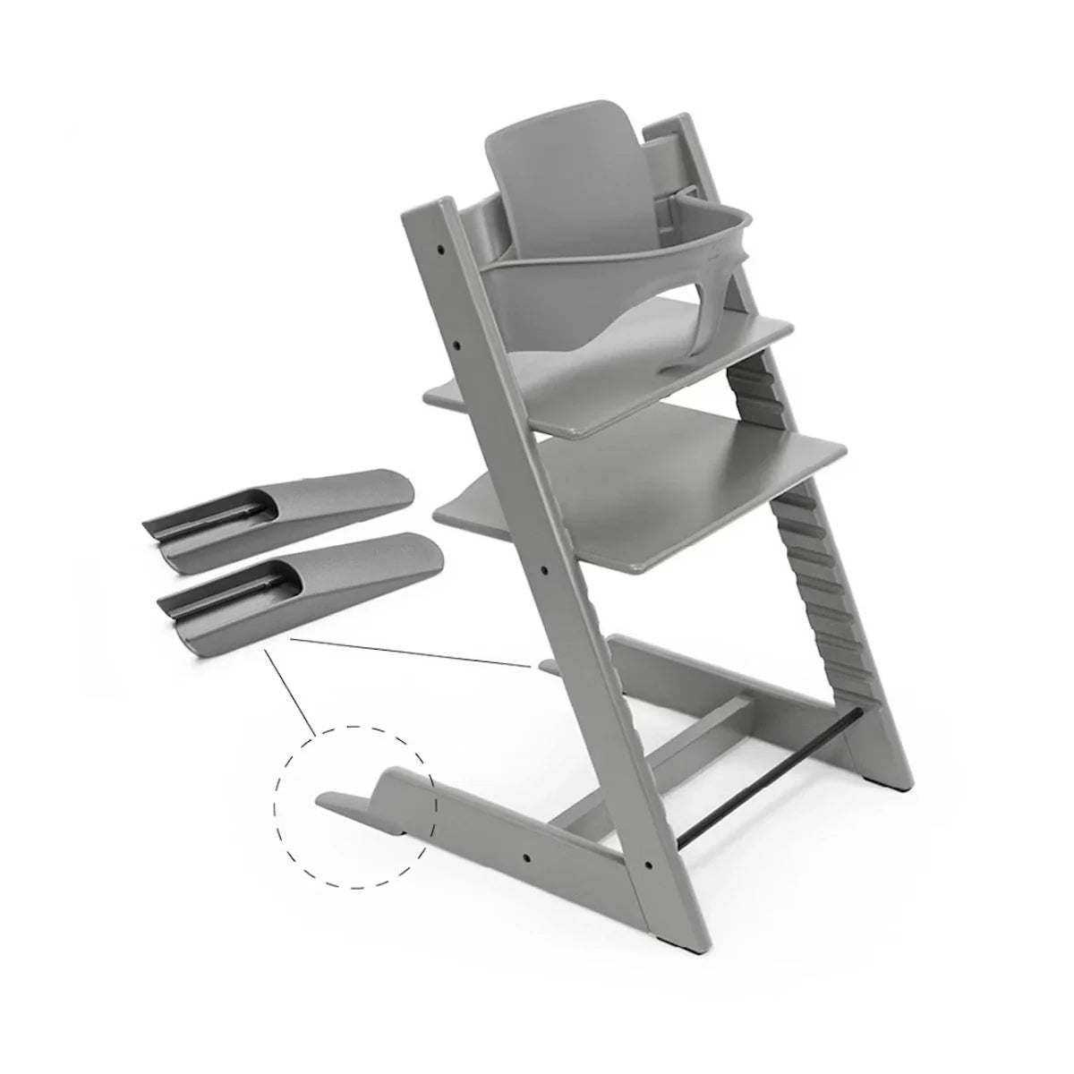 Baby Set² Tripp Trapp Stokke® Storm Grey - ALIBEY nens