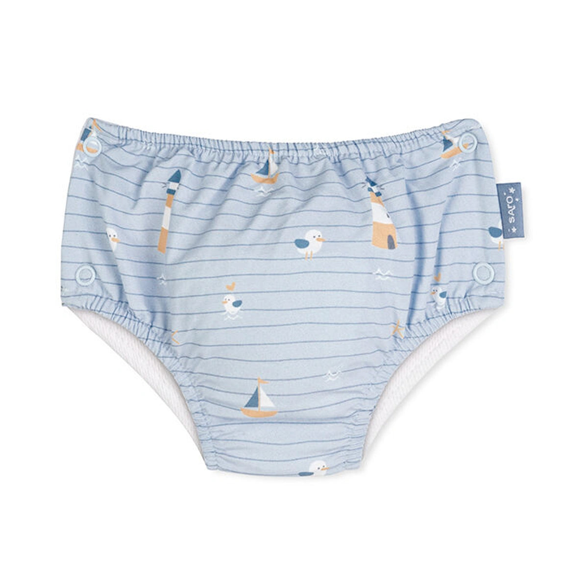 Bañador Pañal 6-12 meses Saro Navy Hugs