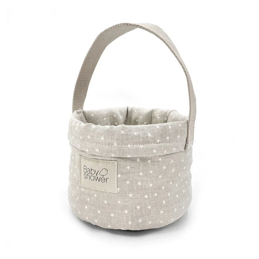 Cesta Cambiador BabyShower White Ministars - ALIBEY nens