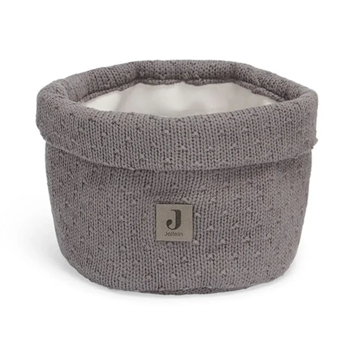 Cesta Cambiador Jollein Grain Knit Storm Grey - ALIBEY nens