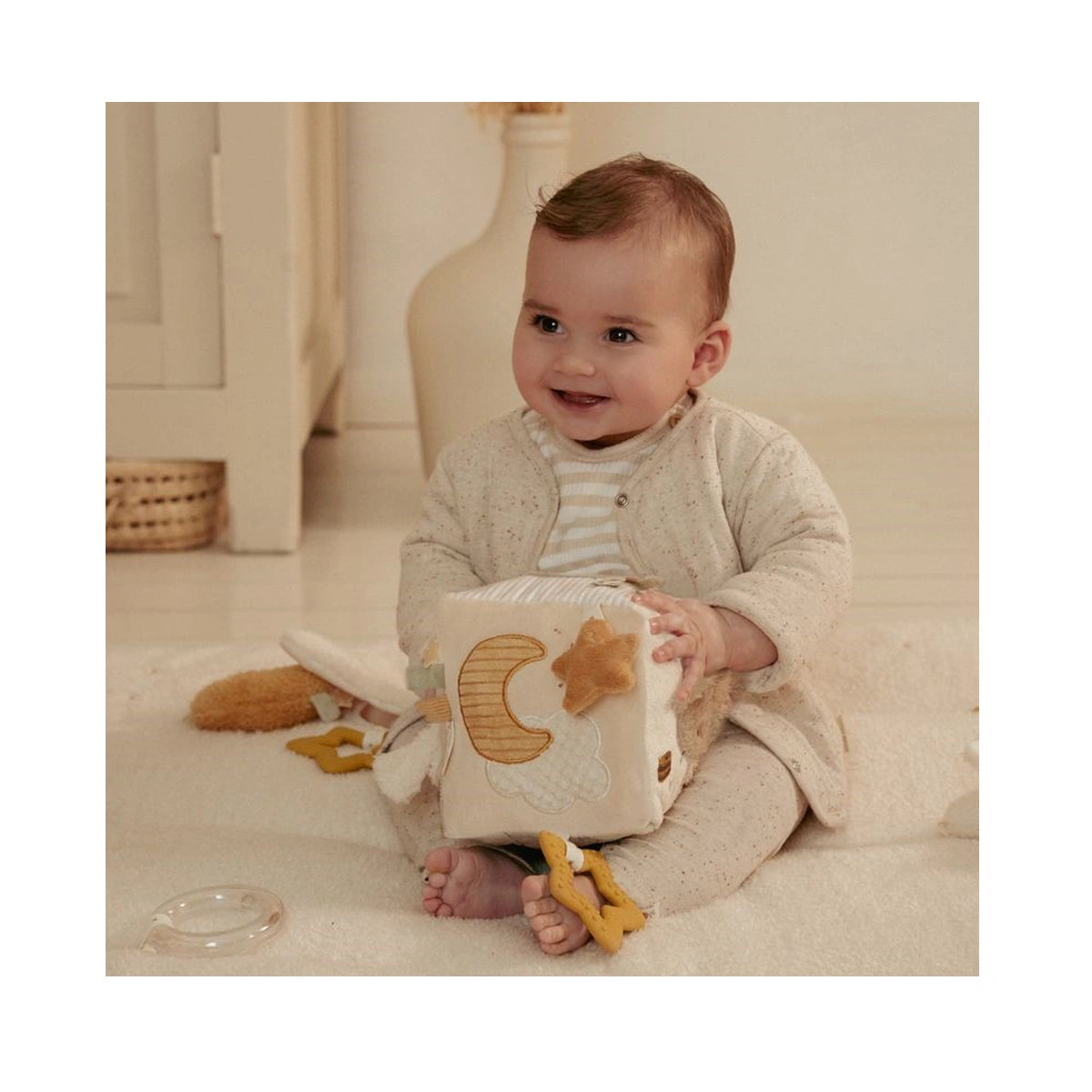 Cubo Blandito Actividades Little Dutch Newborn Natura