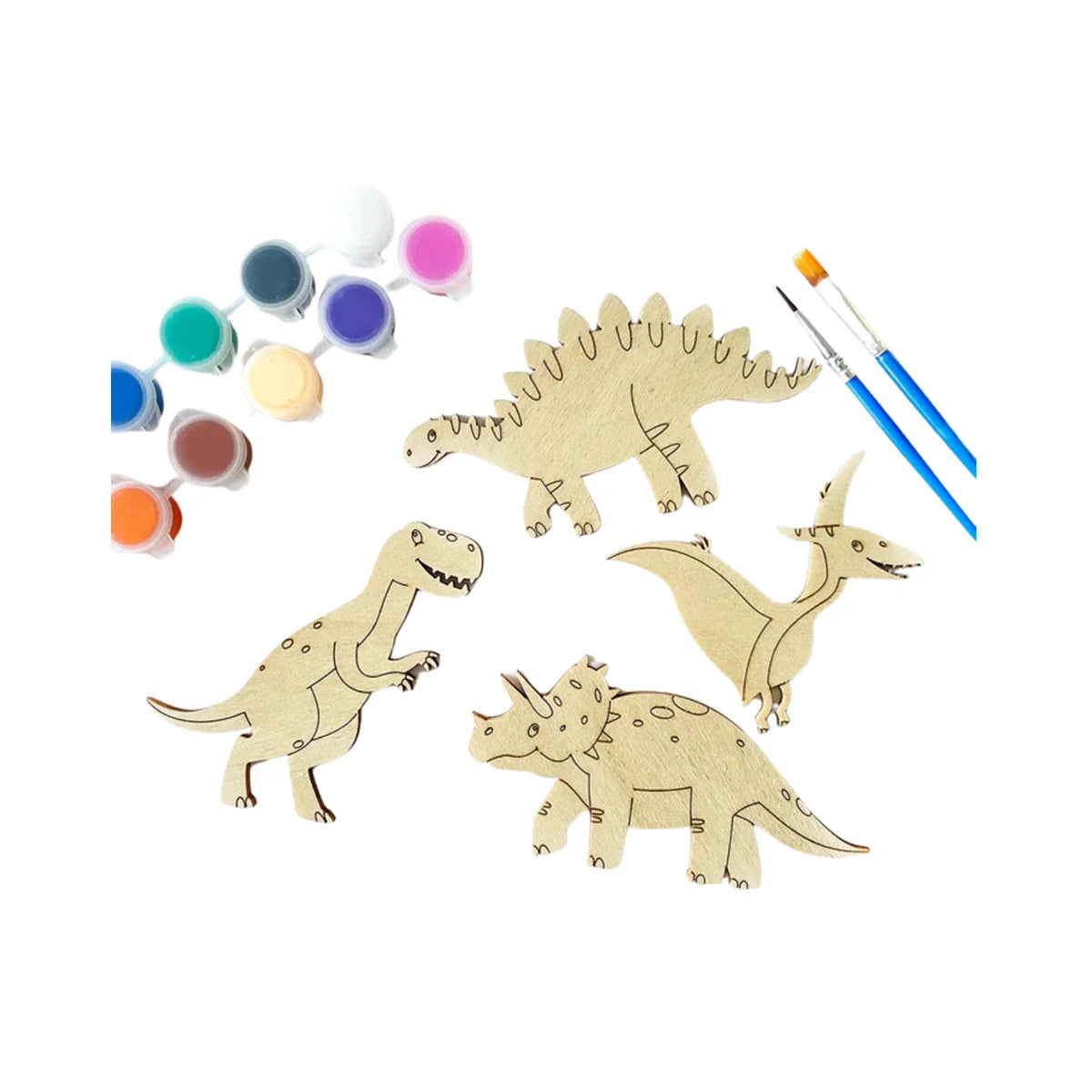 Kit para Colorear Vintiun Dinosaurios - ALIBEY nens