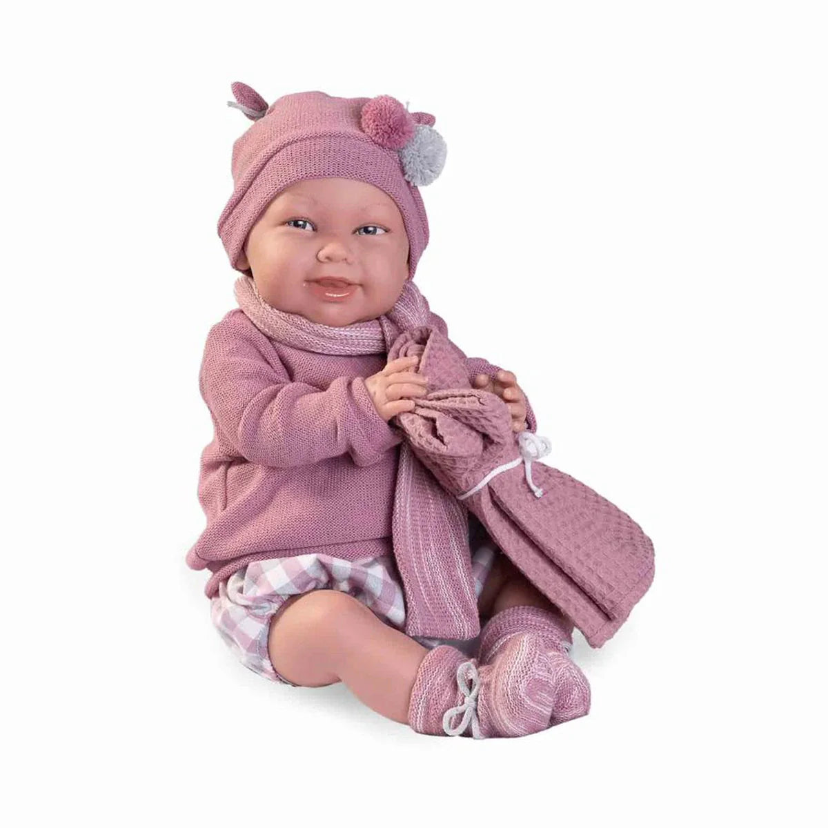 Mi Primer Reborn Antonio Juan Martina con Mantita - ALIBEY nens