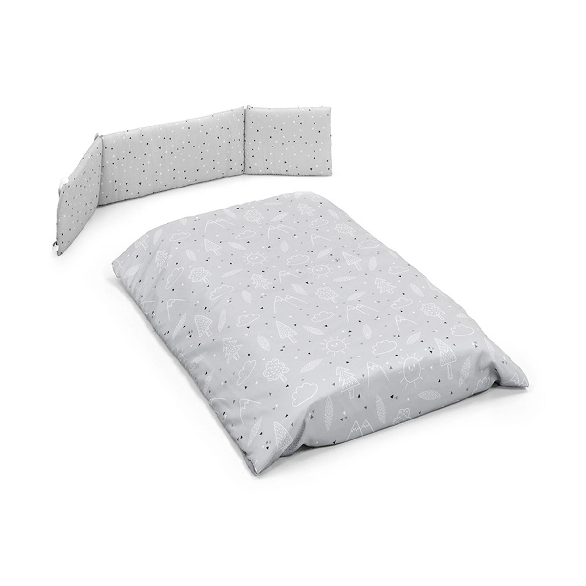 Pack Nórdico MiniCuna Doco Cotinfant Nature Gris