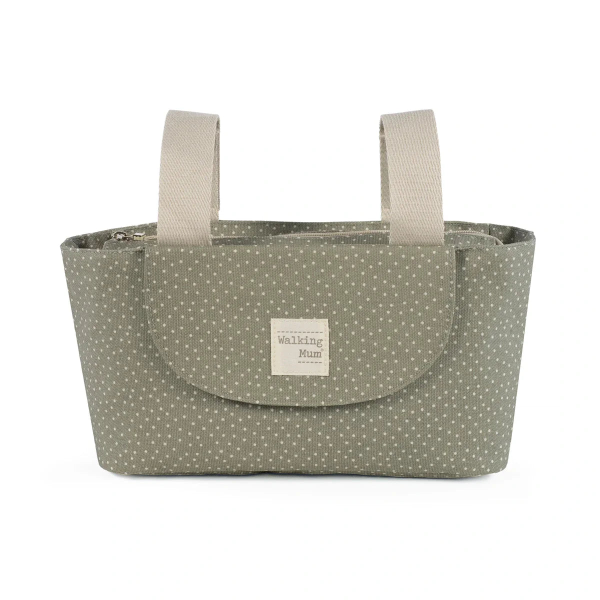 Organizador Walking Mum Topito Poppy Musgo - ALIBEY nens