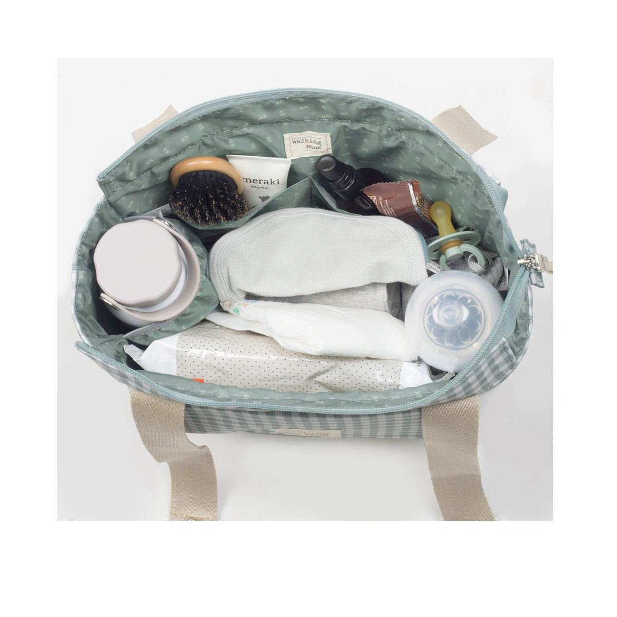 Organizador Walking Mum Vichy Verde