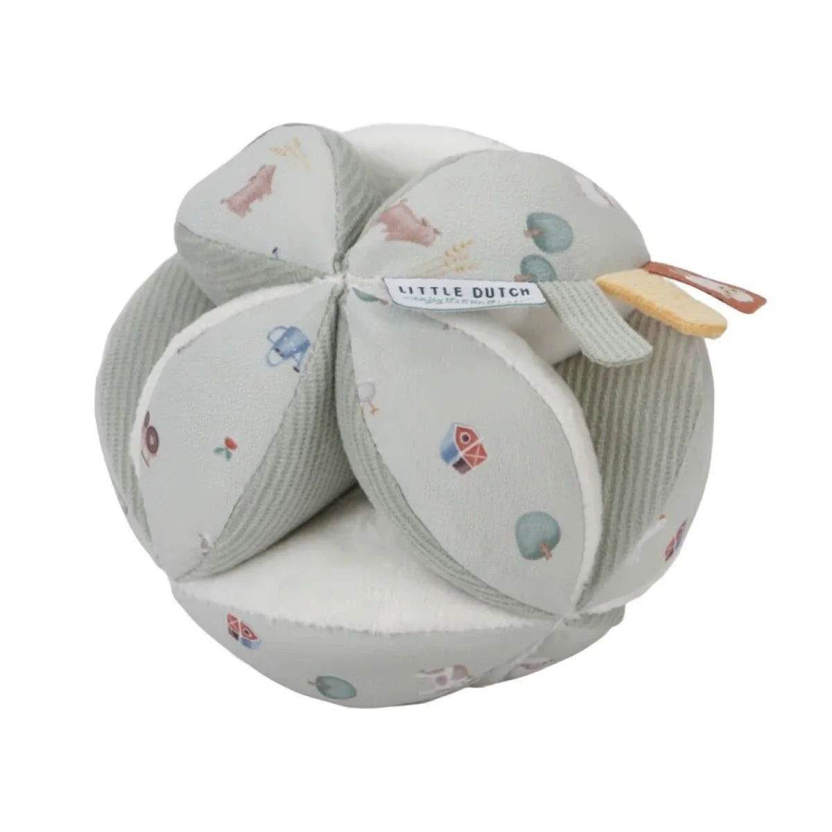 Pelota Montessori Little Dutch Pequeña Granja Verde - ALIBEY nens