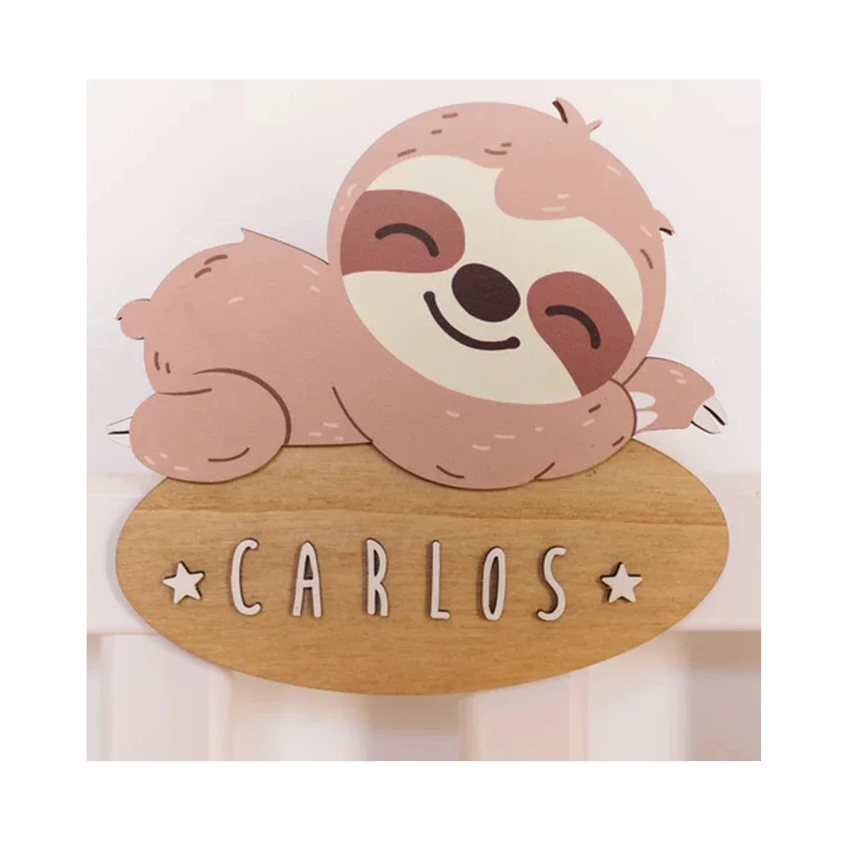 Placa Decorativa Vintiun Perezoso - ALIBEY nens