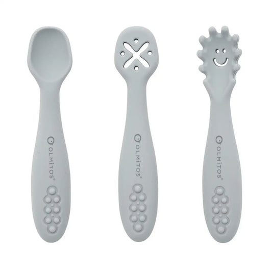 Cubiertos Aprendizaje Olmitos Grey - ALIBEY nens
