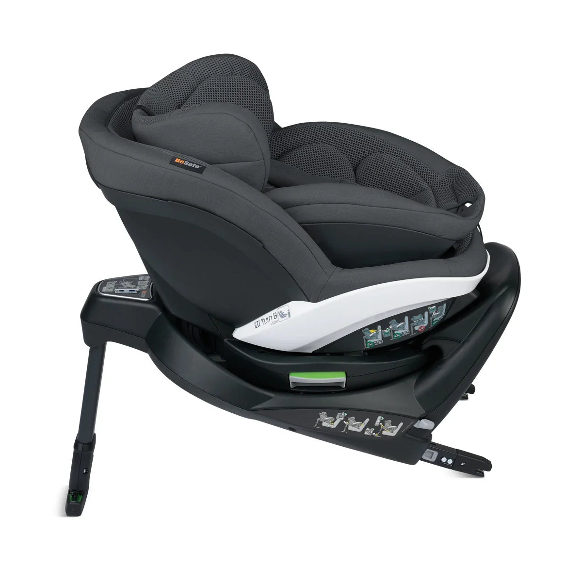 Silla de Coche iZi Turn B i-Size BeSafe Anthracite Mesh - ALIBEY nens