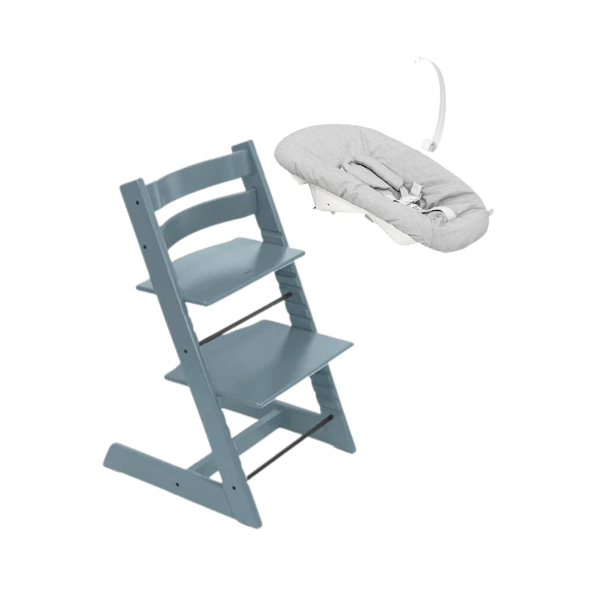 Trona Stokke® Tripp Trapp Fjord Blue con Newborn