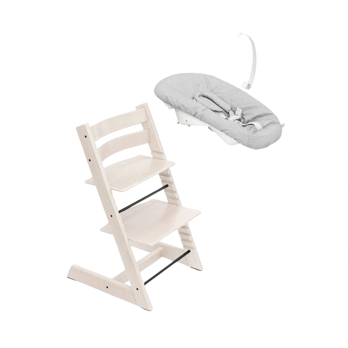 Trona Stokke® Tripp Trapp Whitewash con Newborn