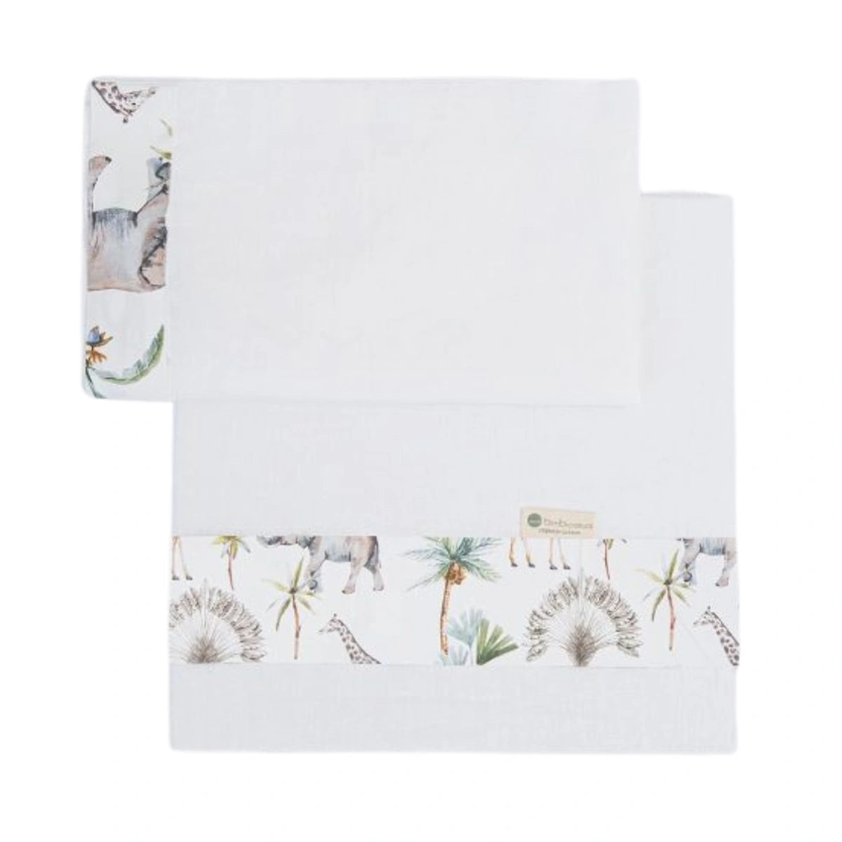 Sábanas Algodón Capazo BimbiDreams África Blanco - ALIBEY nens