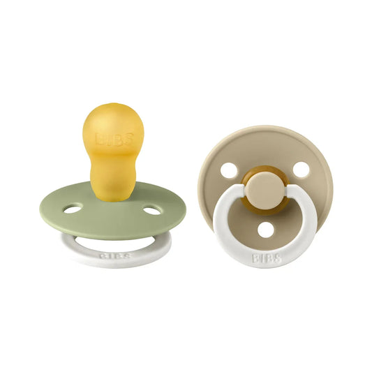 Chupetes Talla 3 Nocturnos BIBS Round Glow / Vanilla - ALIBEY nens