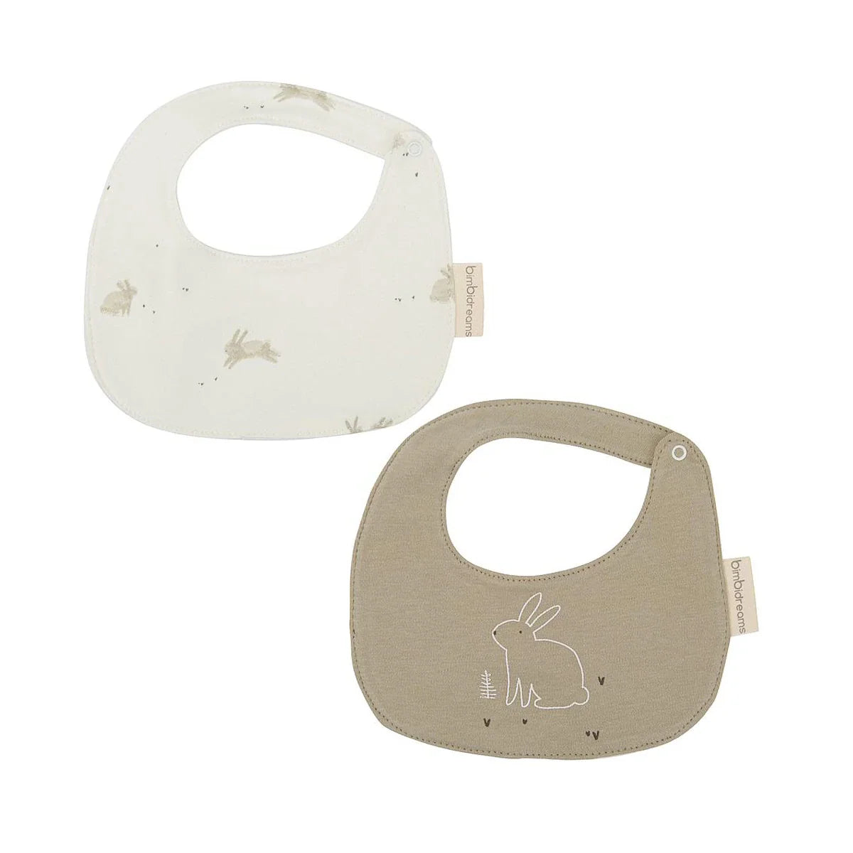 Baberos BimbiDreams Bunny Verde Musgo - ALIBEY nens