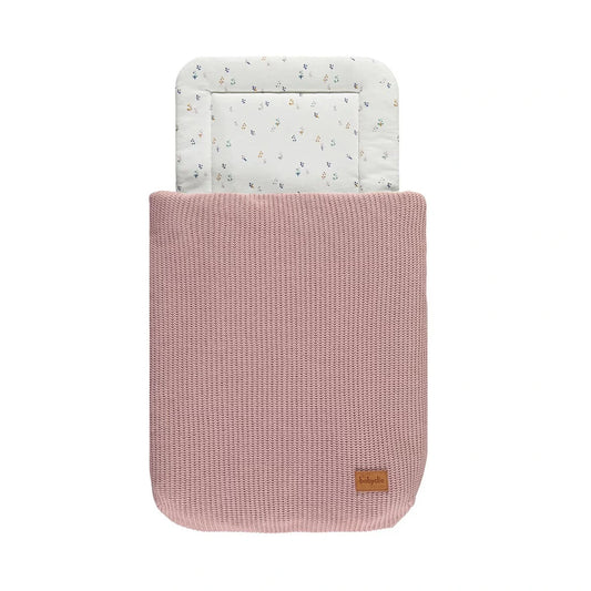 Saco Capazo BabyClic Tricot Rosa - ALIBEY nens