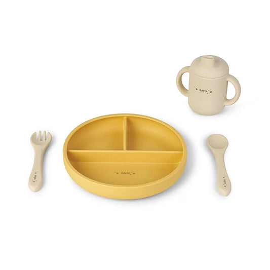 Set de Alimentación Food & Fun Saro Mustard - ALIBEY nens