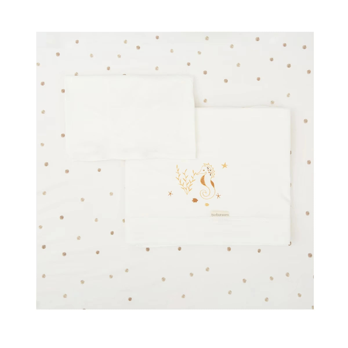 Sábanas Punto Bambú MiniCuna BimbiDreams Ocean Beige - ALIBEY nens