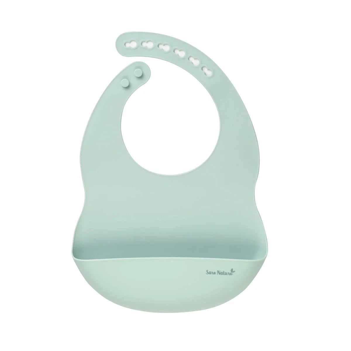 Babero de Silicona Nordic Saro Menta - ALIBEY nens
