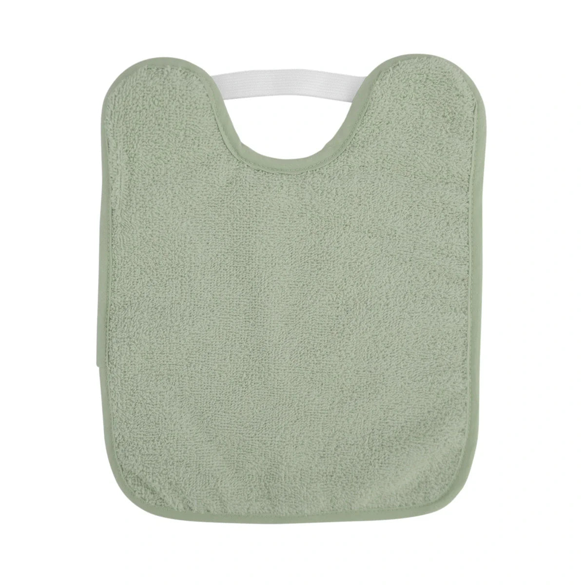 Babero de Rizo con Goma Saro Verde Caza - ALIBEY nens