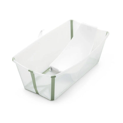 Bañera Stokke® Flexi Bath® XL Bundle Transparent Green - ALIBEY nens