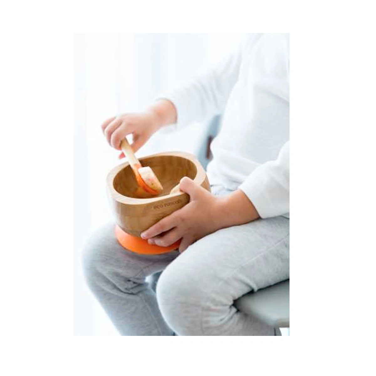 Vajilla Bambú Eco Rascals Naranja