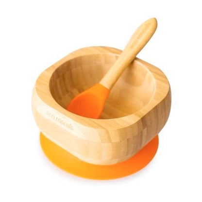Vajilla Bambú Eco Rascals Naranja