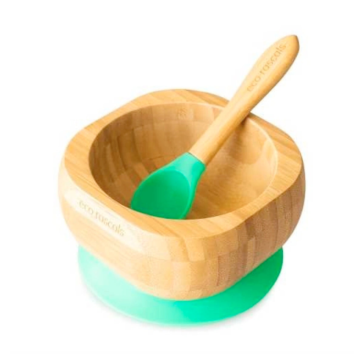 Vajilla Bambú Eco Rascals Verde