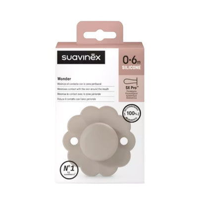 Chupete 0-6 Meses Suavinex Wonder Gray Clouds