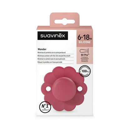 Chupete 6-18 Meses Suavinex Wonder Viva Magenta