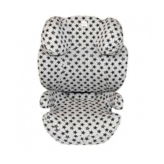 Funda para Silla de Coche Solution Q2 Fix Fun*das BCN Fun Black Stars - ALIBEY nens