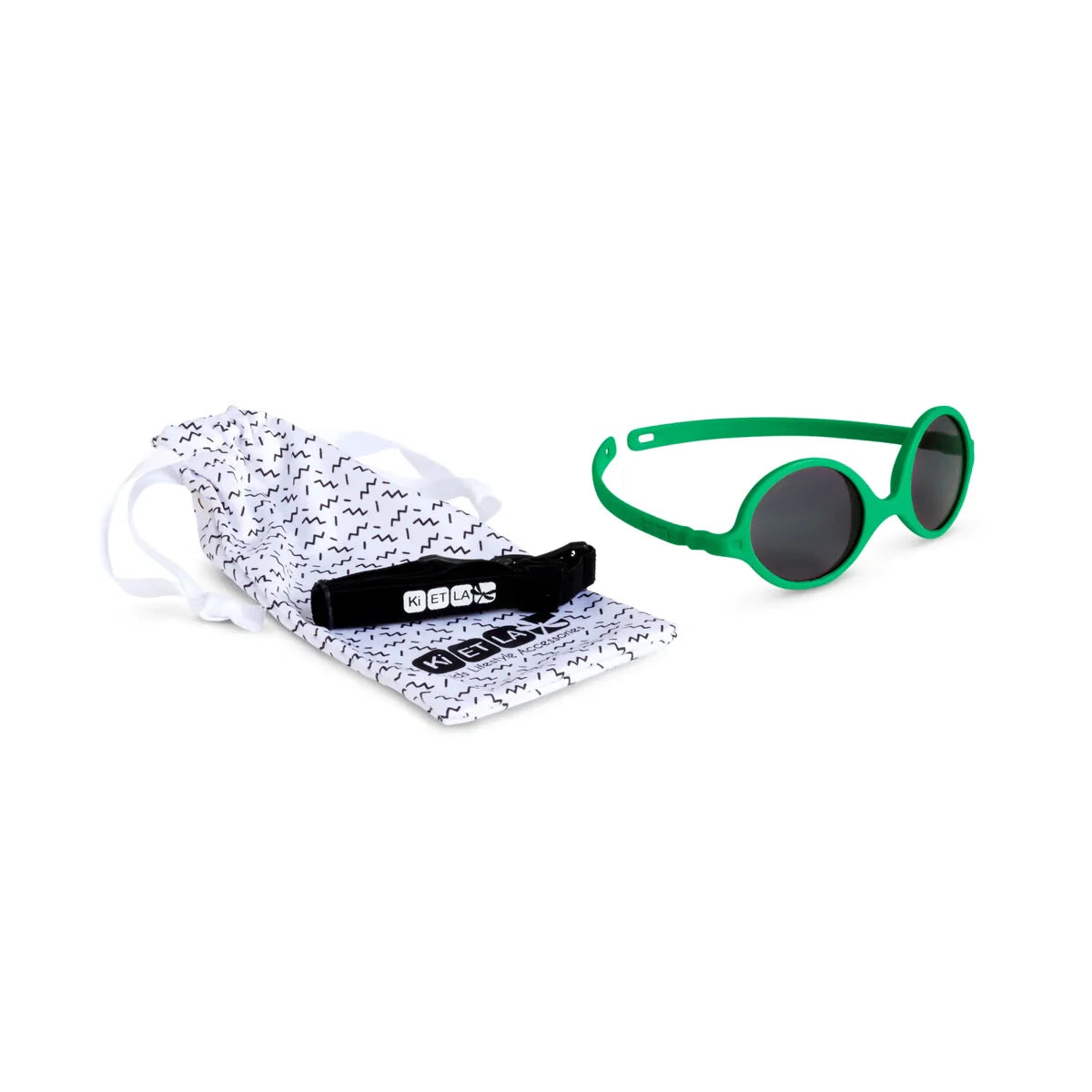 Gafas de Protección Solar 0-12 meses Ki ET LA Diabola Green Grass - ALIBEY nens