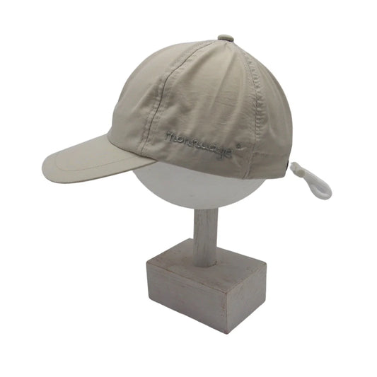 Gorra con Protección Solar 3-5 años Monnuage Baseball Beige - ALIBEY nens