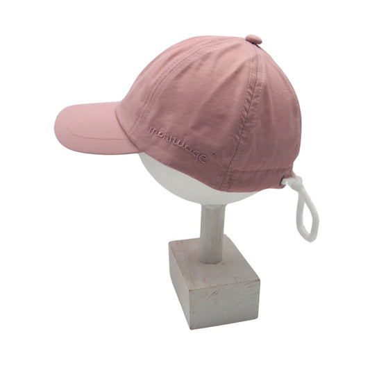Gorra con Protección Solar 3-5 años Monnuage Baseball Rosa Empolvado - ALIBEY nens