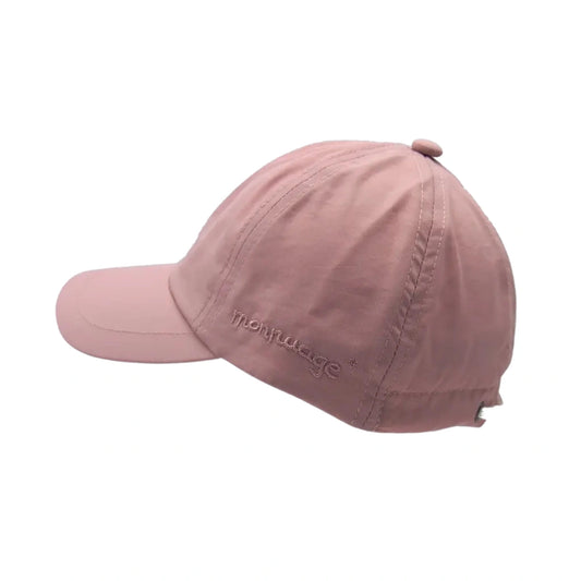 Gorra Protección Solar 1-2 años Monnuage Baseball Rosa Empolvado