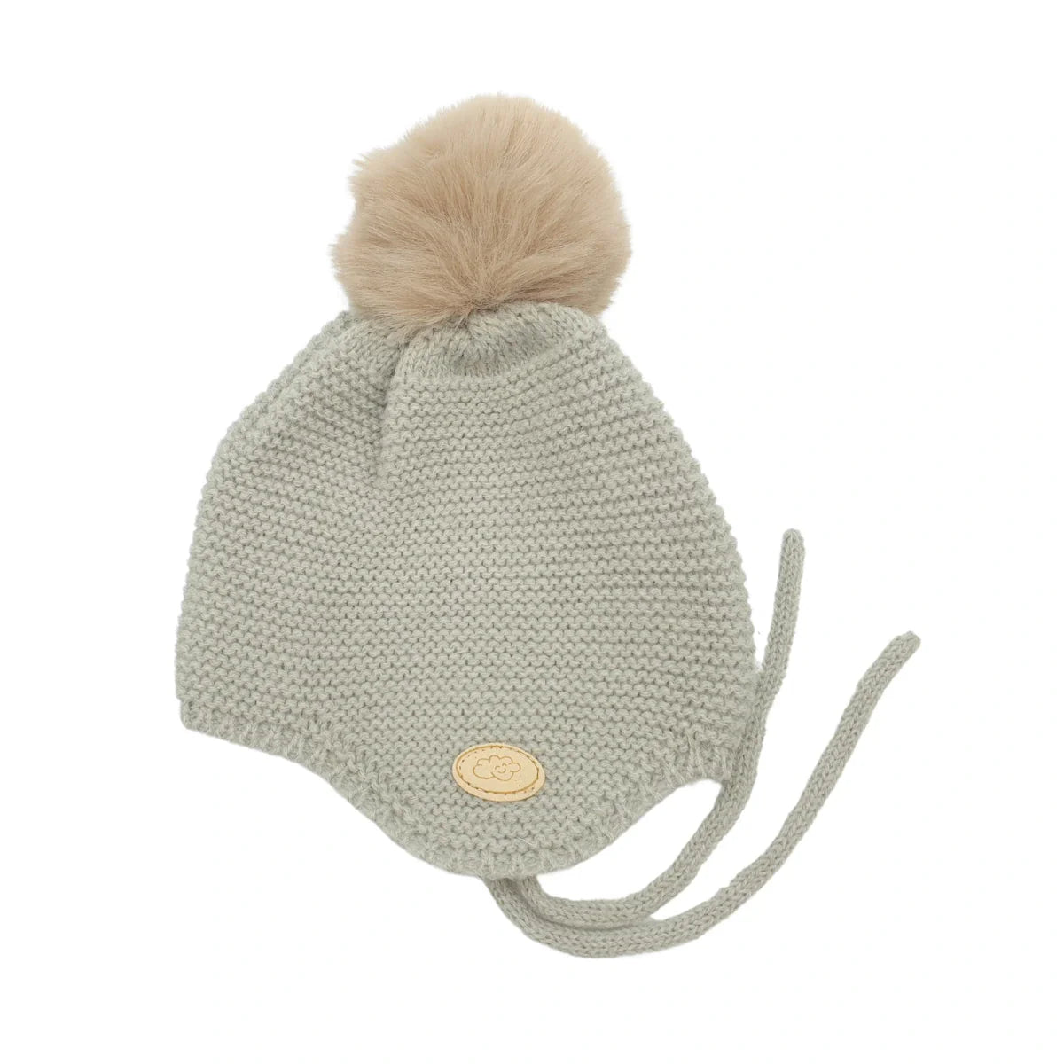 Gorrito 0-4 Meses Monnuage Gris - ALIBEY nens
