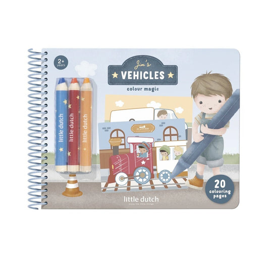 Libro Mágico Little Dutch Vehículos Jim