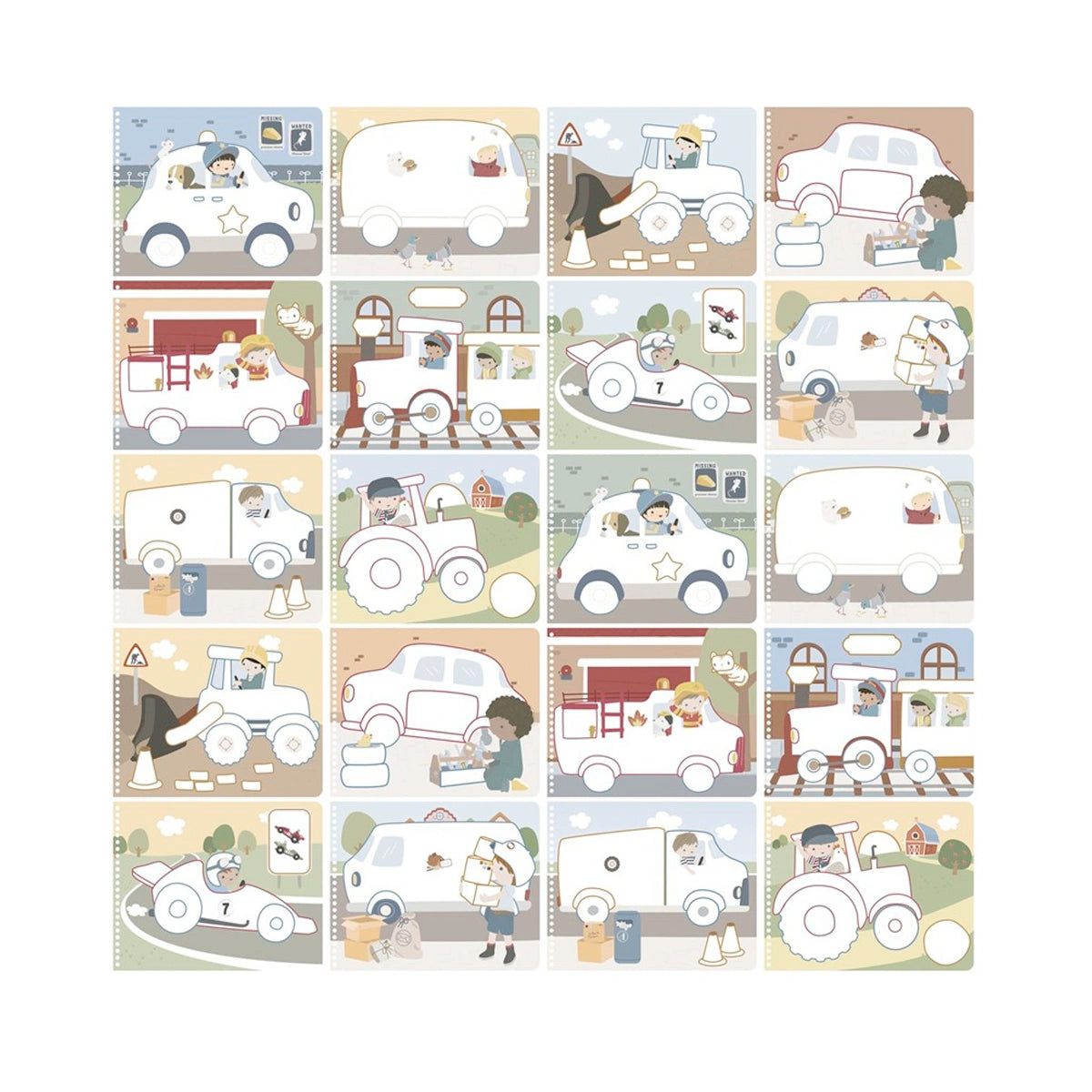 Libro Mágico Little Dutch Vehículos Jim