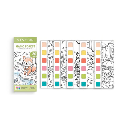 Libro Colorear Mágico Vintiun Bosque