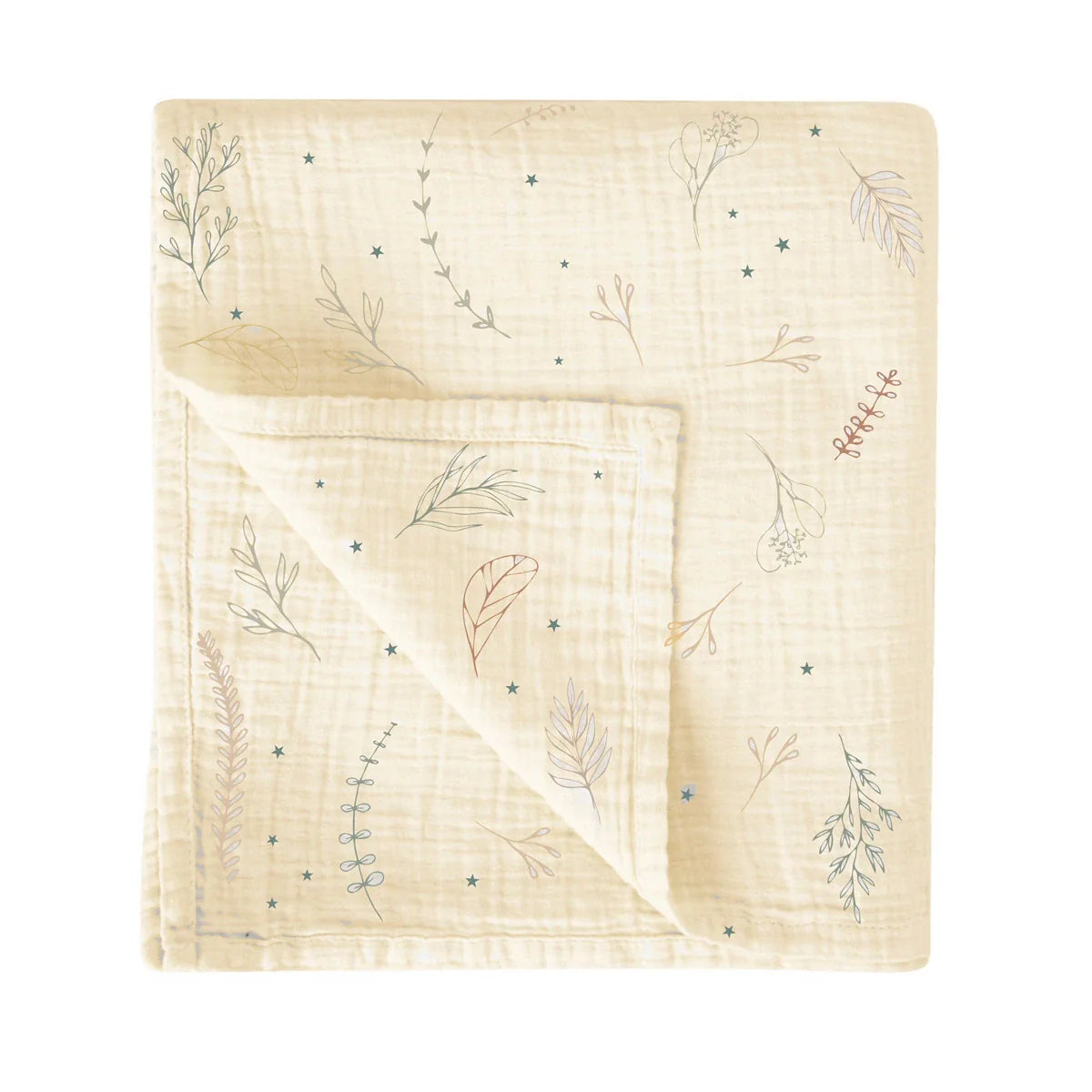 Muselina Bambú BimbiDreams Botanic Beige - ALIBEY nens