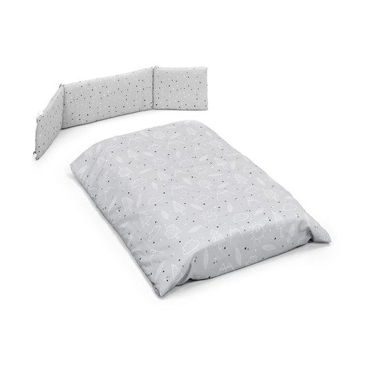 Pack Nórdico MiniCuna Doco Cotinfant Nature Gris