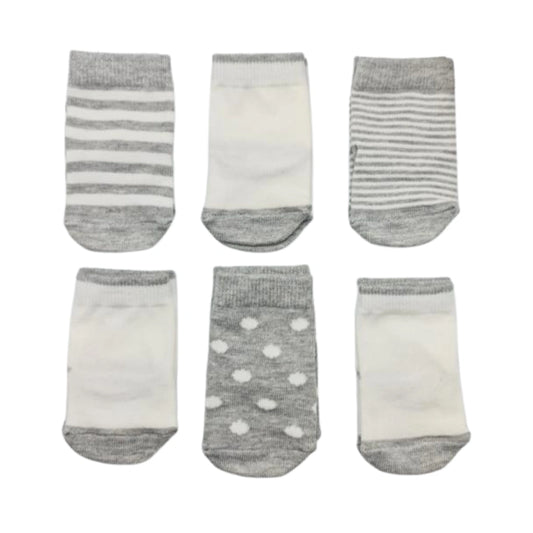 Calcetines 0-6 Meses Monnuage Topos / Rayas Blanco