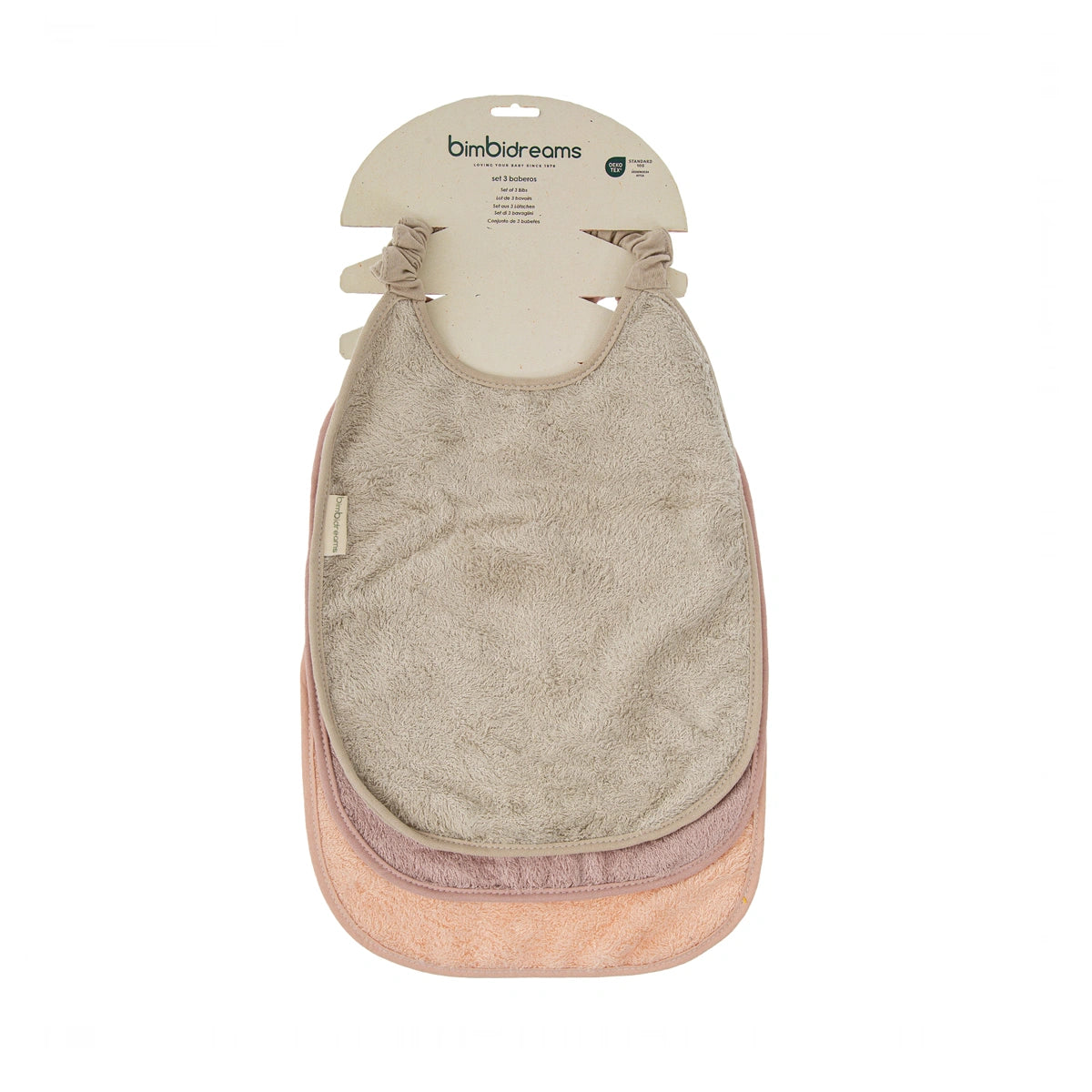 Baberos Guarderia BimbiDreams Rosa Empolvado