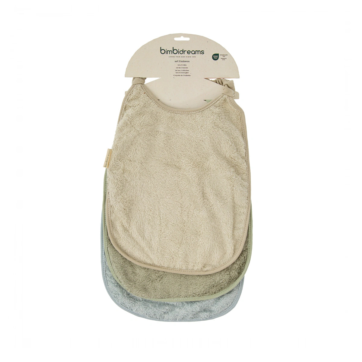 Baberos Guarderia BimbiDreams Verde Musgo