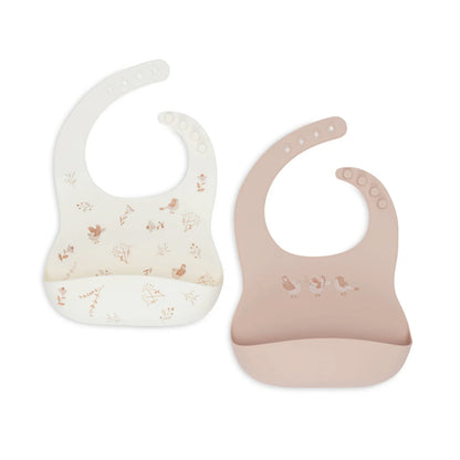 Baberos Silicona Jollein Lovely Birds