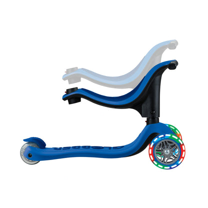 Patinete Go Up Sporty con Luces Globber V2 Navy Blue