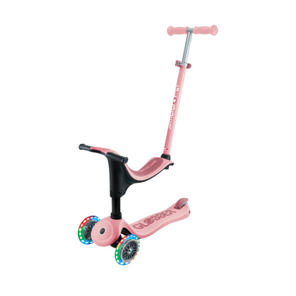 Patinete Go Up Sporty con Luces Globber V2 Rosa Pastel