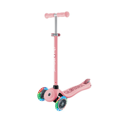 Patinete Go Up Sporty con Luces Globber V2 Rosa Pastel